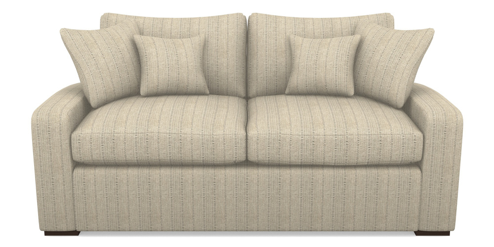 Product photograph of Stockbridge Sofa Bed 3 Seater Sofa Bed In Cloth 20 - Design 1 - Natural Herringbone from Sofas and Stuff Limited