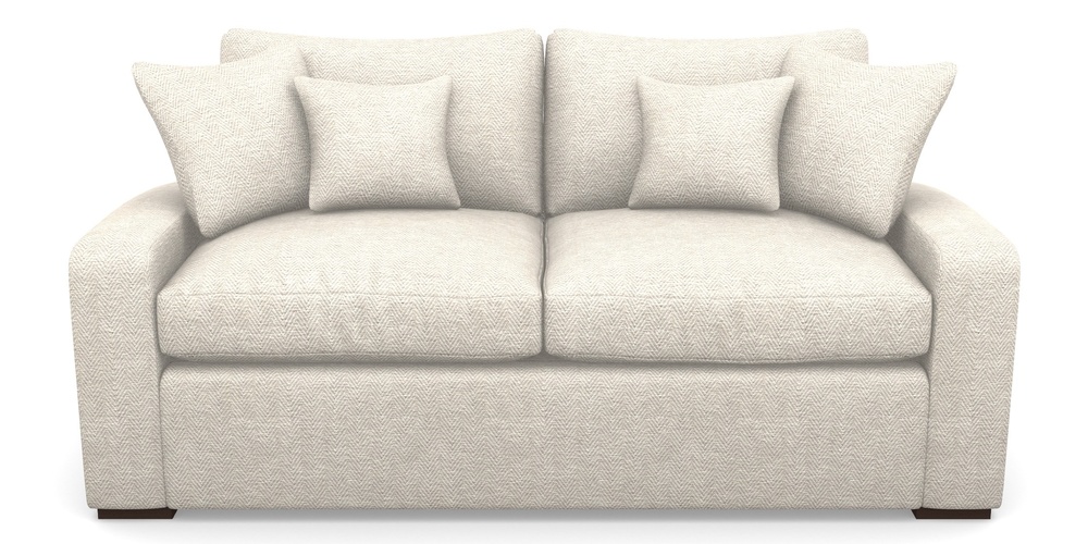 Product photograph of Stockbridge Sofa Bed 3 Seater Sofa Bed In Dundee Herringbone - Linen from Sofas and Stuff Limited