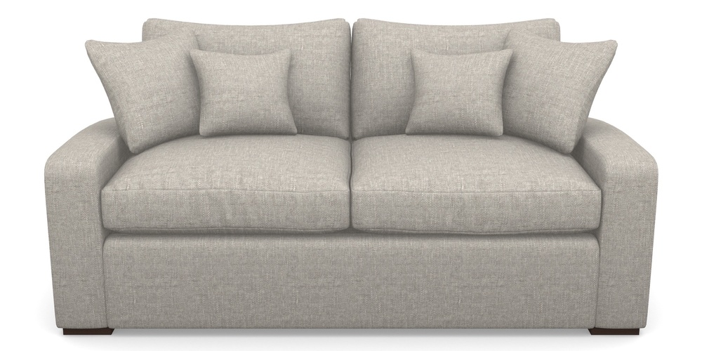 Product photograph of Stockbridge Sofa Bed 3 Seater Sofa Bed In Easy Clean Plain - Dove from Sofas and Stuff Limited