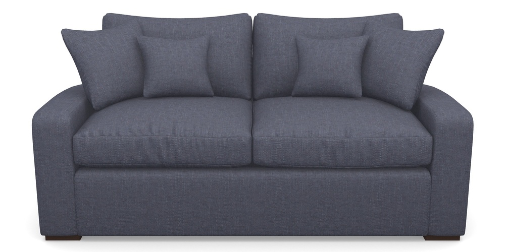 Product photograph of Stockbridge Sofa Bed 3 Seater Sofa Bed In Easy Clean Plain - Navy from Sofas and Stuff Limited