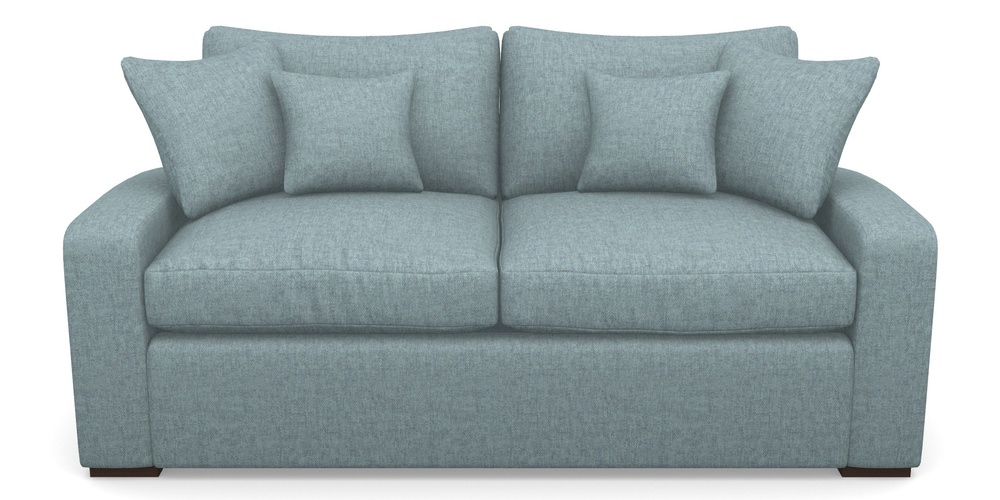 Product photograph of Stockbridge Sofa Bed 3 Seater Sofa Bed In Easy Clean Plain - Polar from Sofas and Stuff Limited