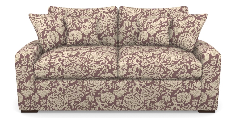 Product photograph of Stockbridge Sofa Bed 3 Seater Sofa Bed In V A Brompton Collection - Flowering Kale - Cacao from Sofas and Stuff Limited