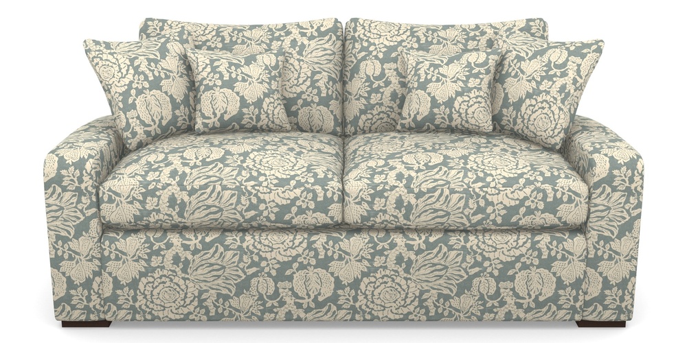 Product photograph of Stockbridge Sofa Bed 3 Seater Sofa Bed In V A Brompton Collection - Flowering Kale - Pebble from Sofas and Stuff Limited