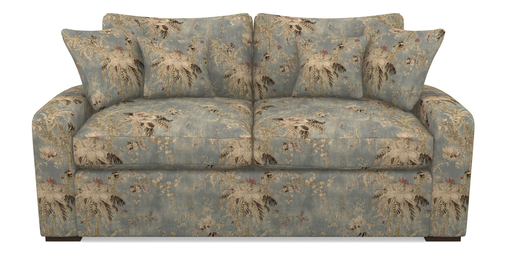 Product photograph of Stockbridge Sofa Bed 3 Seater Sofa Bed In Floral Linen - Zefferino Danish Girl from Sofas and Stuff Limited