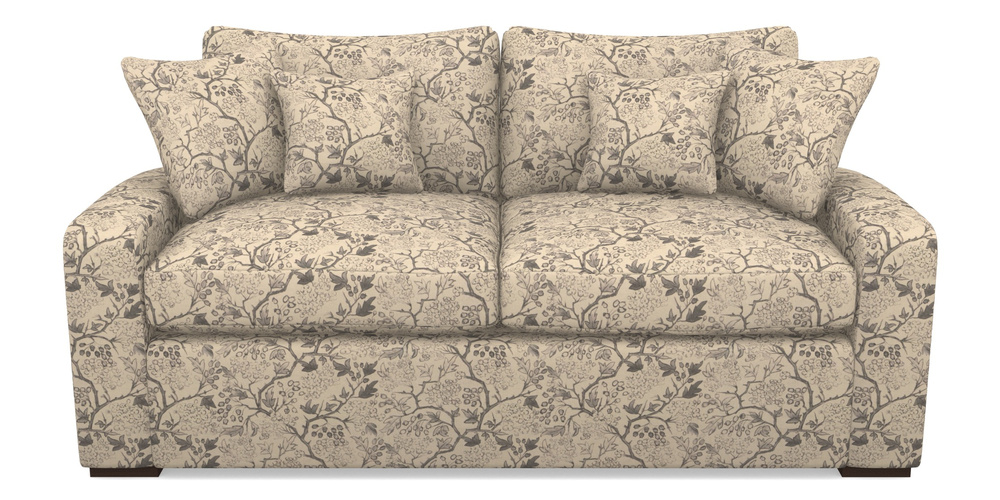 Product photograph of Stockbridge Sofa Bed 3 Seater Sofa Bed In Rhs Collection - Gertrude Jekyll Linen Cotton Blend - Grey from Sofas and Stuff Limited