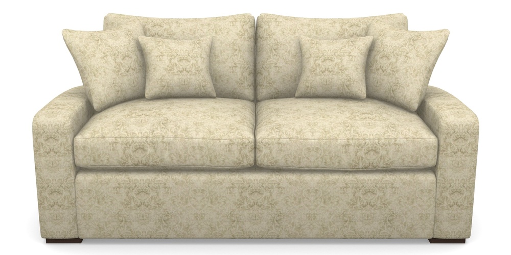 Product photograph of Stockbridge Sofa Bed 3 Seater Sofa Bed In Grace Linen - Olive from Sofas and Stuff Limited