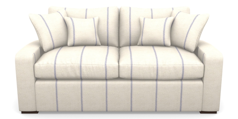 Product photograph of Stockbridge Sofa Bed 3 Seater Sofa Bed In Grain Sack Stripe - Blue from Sofas and Stuff Limited