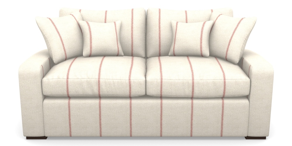 Product photograph of Stockbridge Sofa Bed 3 Seater Sofa Bed In Grain Sack Stripe - Grain Sack Stripe Red from Sofas and Stuff Limited