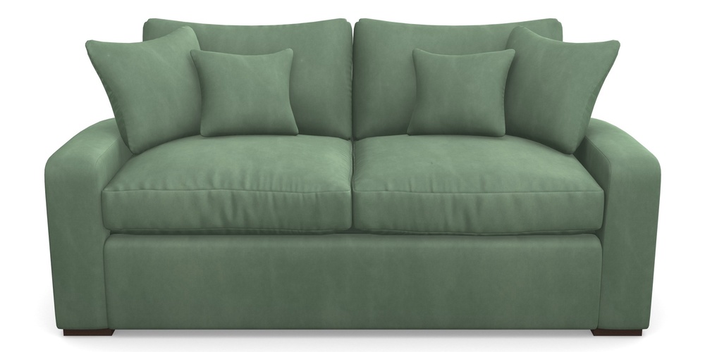 Product photograph of Stockbridge Sofa Bed 3 Seater Sofa Bed In House Clever Velvet - Celadon from Sofas and Stuff Limited