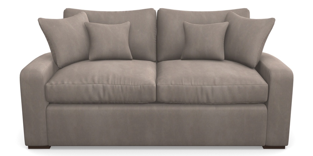 Product photograph of Stockbridge Sofa Bed 3 Seater Sofa Bed In House Clever Velvet - Cocoa from Sofas and Stuff Limited