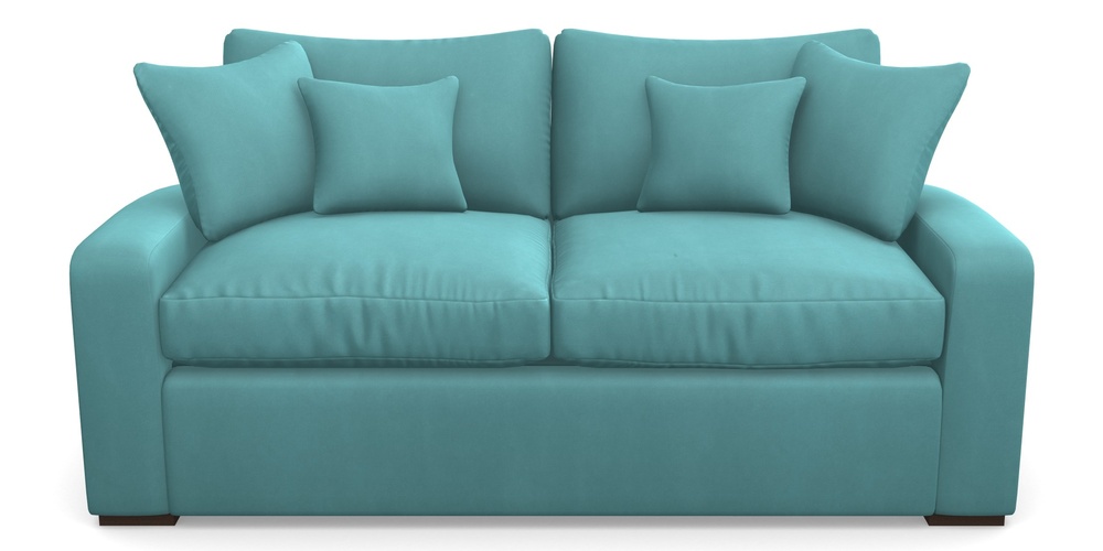 Product photograph of Stockbridge Sofa Bed 3 Seater Sofa Bed In House Clever Velvet - Duck Egg from Sofas and Stuff Limited