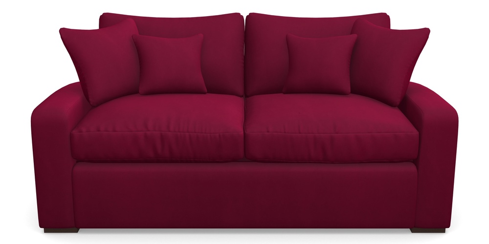 Product photograph of Stockbridge Sofa Bed 3 Seater Sofa Bed In House Clever Velvet - Wine from Sofas and Stuff Limited