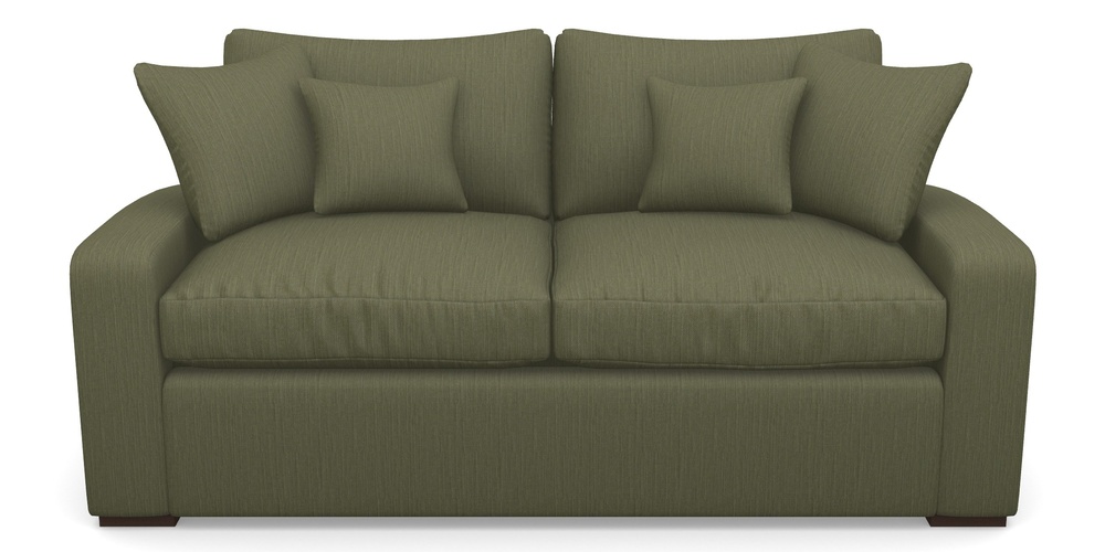 Product photograph of Stockbridge Sofa Bed 3 Seater Sofa Bed In Herringbone - Army from Sofas and Stuff Limited