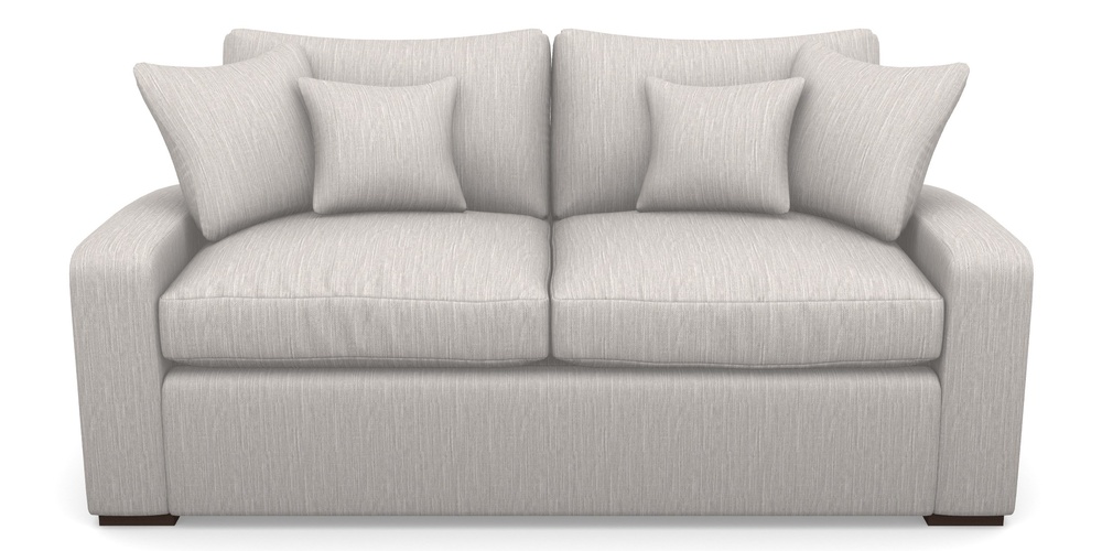 Product photograph of Stockbridge Sofa Bed 3 Seater Sofa Bed In Herringbone - Oyster from Sofas and Stuff Limited