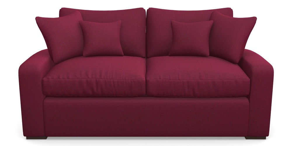 Product photograph of Stockbridge Sofa Bed 3 Seater Sofa Bed In House Velvet - Claret from Sofas and Stuff Limited