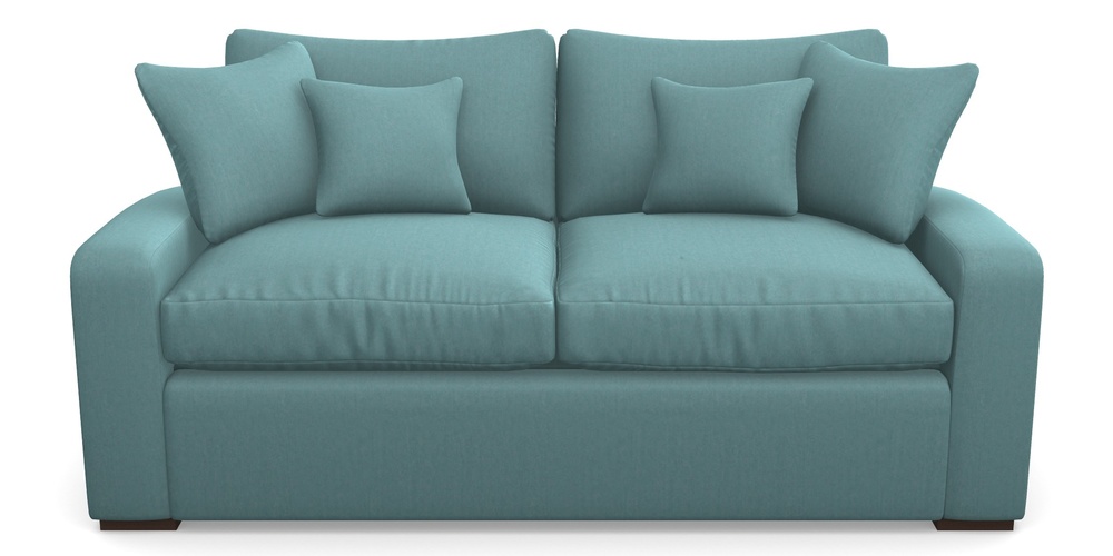 Product photograph of Stockbridge Sofa Bed 3 Seater Sofa Bed In House Velvet - Wedgewood from Sofas and Stuff Limited