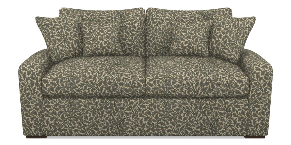Product photograph of Stockbridge Sofa Bed 3 Seater Sofa Bed In V A Drawn From Nature Collection - Oak Tree - Dark Green from Sofas and Stuff Limited