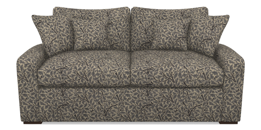 Product photograph of Stockbridge Sofa Bed 3 Seater Sofa Bed In V A Drawn From Nature Collection - Oak Tree - Navy from Sofas and Stuff Limited