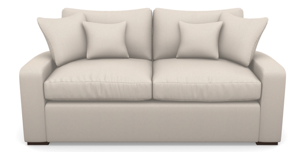Product photograph of Stockbridge Sofa Bed 3 Seater Sofa Bed In Two Tone Plain - Biscuit from Sofas and Stuff Limited