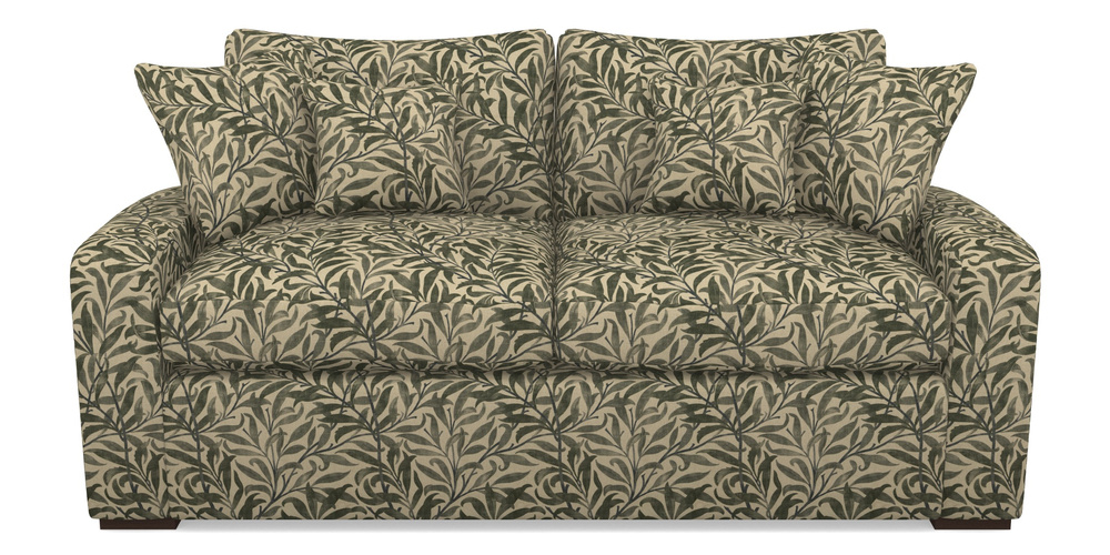 Product photograph of Stockbridge Sofa Bed 3 Seater Sofa Bed In V A Drawn From Nature - Willow Bough Large - Dark Green from Sofas and Stuff Limited
