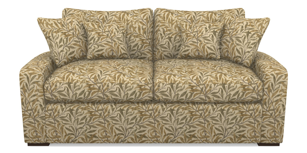 Product photograph of Stockbridge Sofa Bed 3 Seater Sofa Bed In V A Drawn From Nature - Willow Bough Large - Gold from Sofas and Stuff Limited
