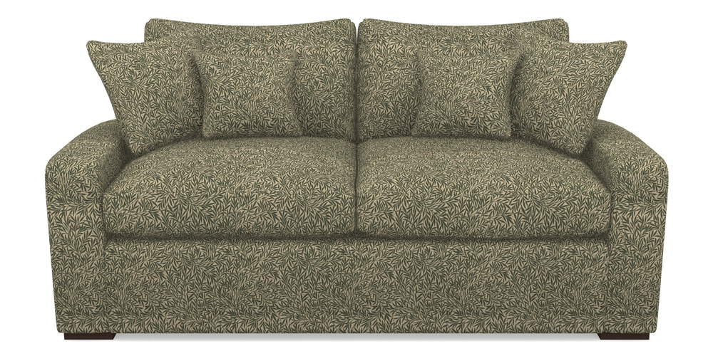 Product photograph of Stockbridge Sofa Bed 3 Seater Sofa Bed In V A Drawn From Nature Collection - Willow - Dark Green from Sofas and Stuff Limited