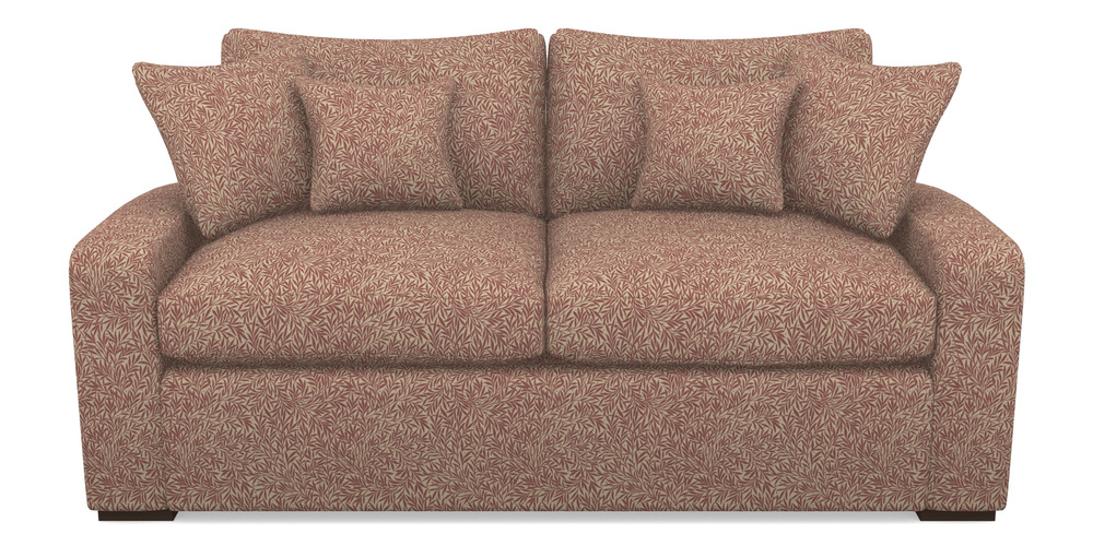 Product photograph of Stockbridge Sofa Bed 3 Seater Sofa Bed In V A Drawn From Nature Collection - Willow - Red from Sofas and Stuff Limited