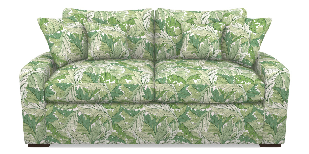 Product photograph of Stockbridge Sofa Bed 3 Seater Sofa Bed In William Morris Collection - Acanthus - Leaf Green from Sofas and Stuff Limited