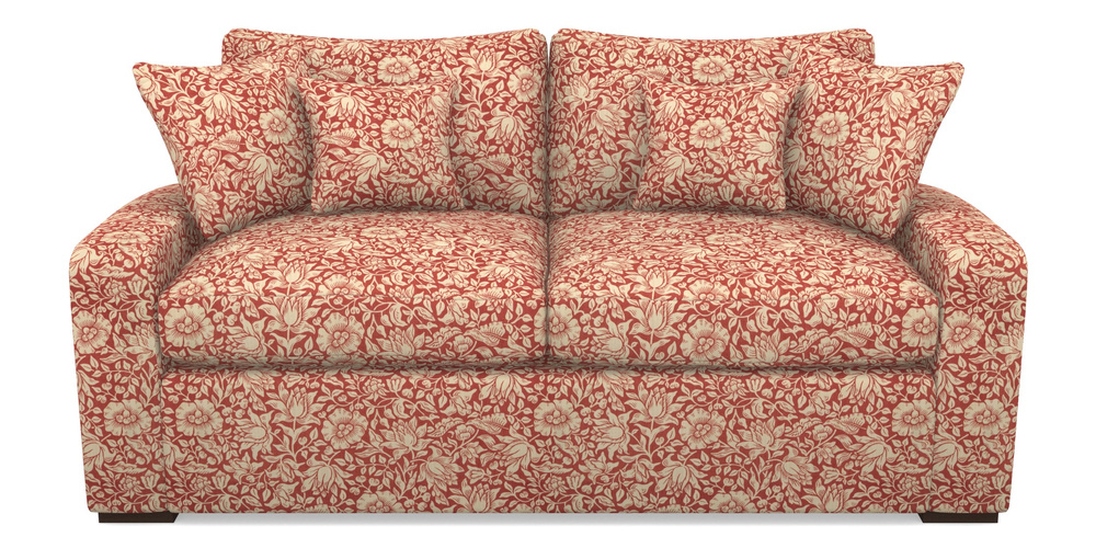 Product photograph of Stockbridge Sofa Bed 3 Seater Sofa Bed In William Morris Collection - Mallow - Madder from Sofas and Stuff Limited