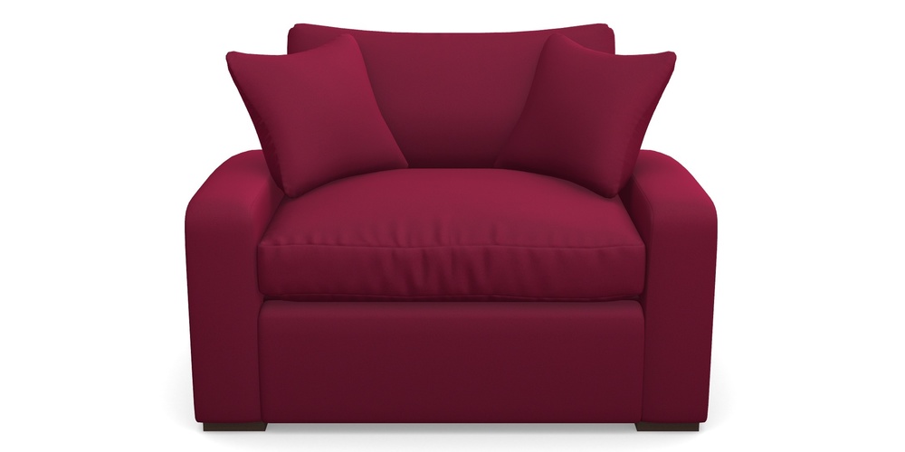 Product photograph of Stockbridge Sofa Bed Snuggler Sofa Bed In Clever Glossy Velvet - Chianti from Sofas and Stuff Limited