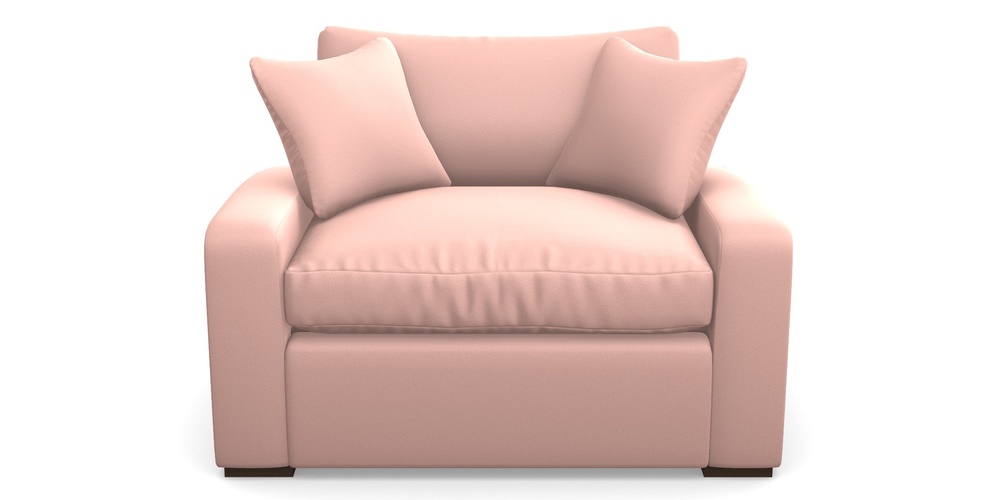 Product photograph of Stockbridge Sofa Bed Snuggler Sofa Bed In Clever Glossy Velvet - Tutu from Sofas and Stuff Limited