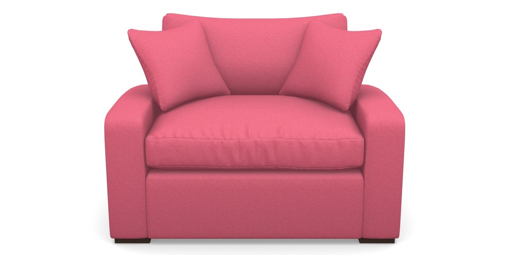 Product photograph of Stockbridge Sofa Bed Snuggler Sofa Bed In Eco Washable Cotton - Orchid from Sofas and Stuff Limited