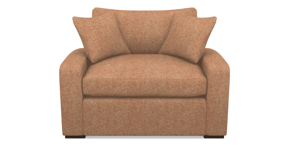 Product photograph of Stockbridge Sofa Bed Snuggler Sofa Bed In Cloth 22 Weaves - Grand Teton - Amber from Sofas and Stuff Limited