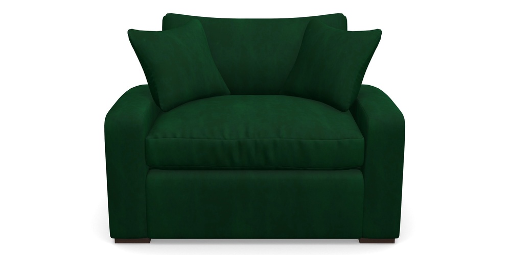 Product photograph of Stockbridge Sofa Bed Snuggler Sofa Bed In House Clever Velvet - Fern from Sofas and Stuff Limited