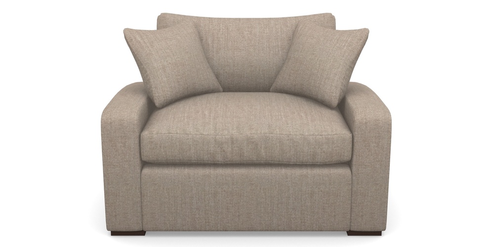 Product photograph of Stockbridge Sofa Bed Snuggler Sofa Bed In House Plain - Nutmeg from Sofas and Stuff Limited