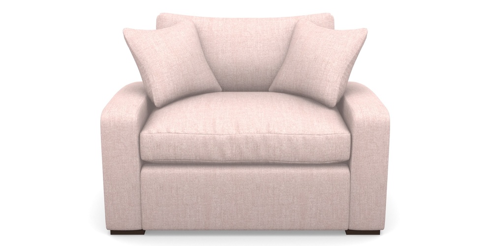 Product photograph of Stockbridge Sofa Bed Snuggler Sofa Bed In House Plain - Rose from Sofas and Stuff Limited