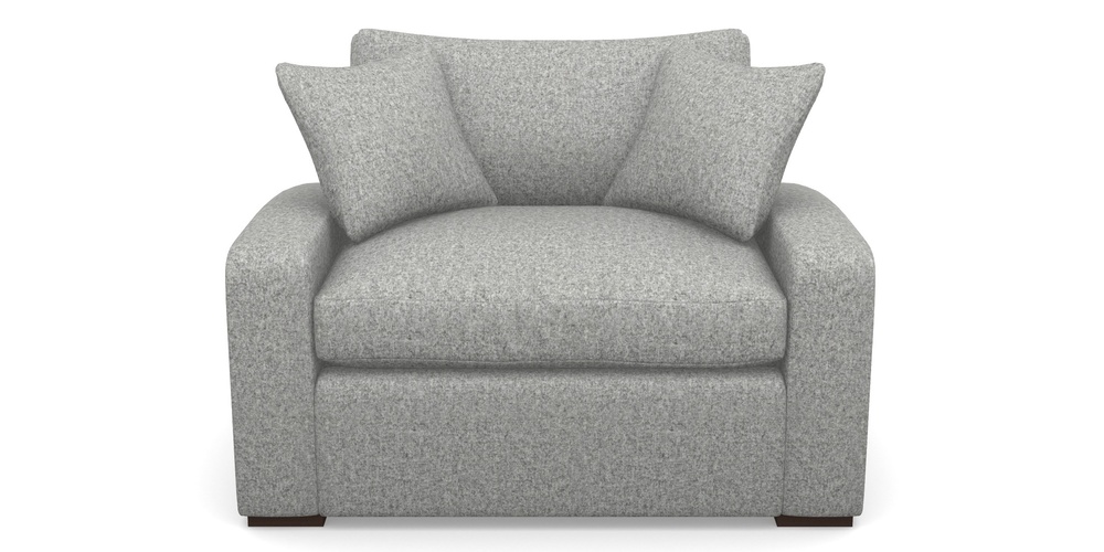 Product photograph of Stockbridge Sofa Bed Snuggler Sofa Bed In House Wool - Mercury from Sofas and Stuff Limited