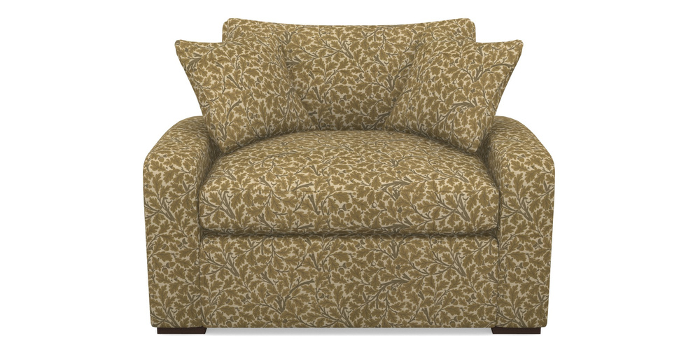 Product photograph of Stockbridge Sofa Bed Snuggler Sofa Bed In V A Drawn From Nature Collection - Oak Tree - Gold from Sofas and Stuff Limited