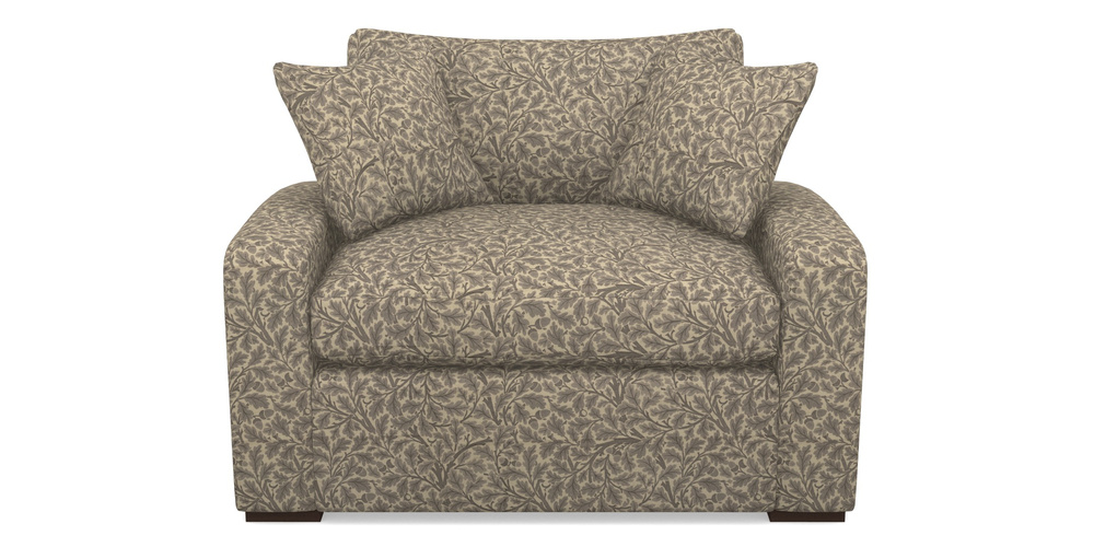Product photograph of Stockbridge Sofa Bed Snuggler Sofa Bed In V A Drawn From Nature Collection - Oak Tree - Grey from Sofas and Stuff Limited