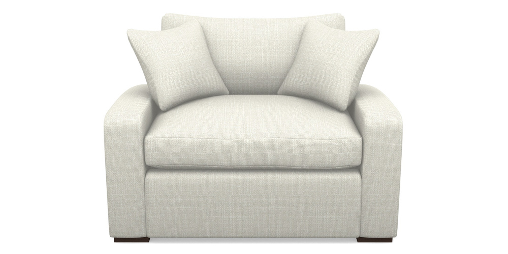 Product photograph of Stockbridge Sofa Bed Snuggler Sofa Bed In Tough As Houses - Chalk from Sofas and Stuff Limited