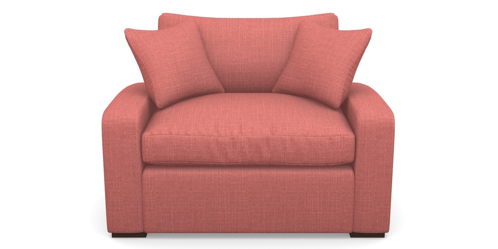 Product photograph of Stockbridge Sofa Bed Snuggler Sofa Bed In Tough As Houses - Dusky Rose from Sofas and Stuff Limited