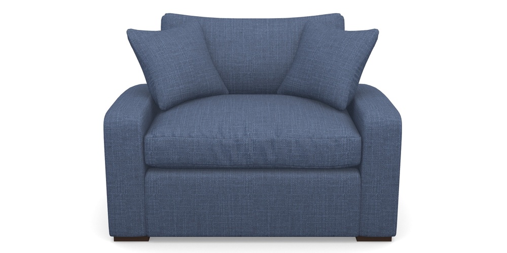 Product photograph of Stockbridge Sofa Bed Snuggler Sofa Bed In Tough As Houses - Indigo from Sofas and Stuff Limited