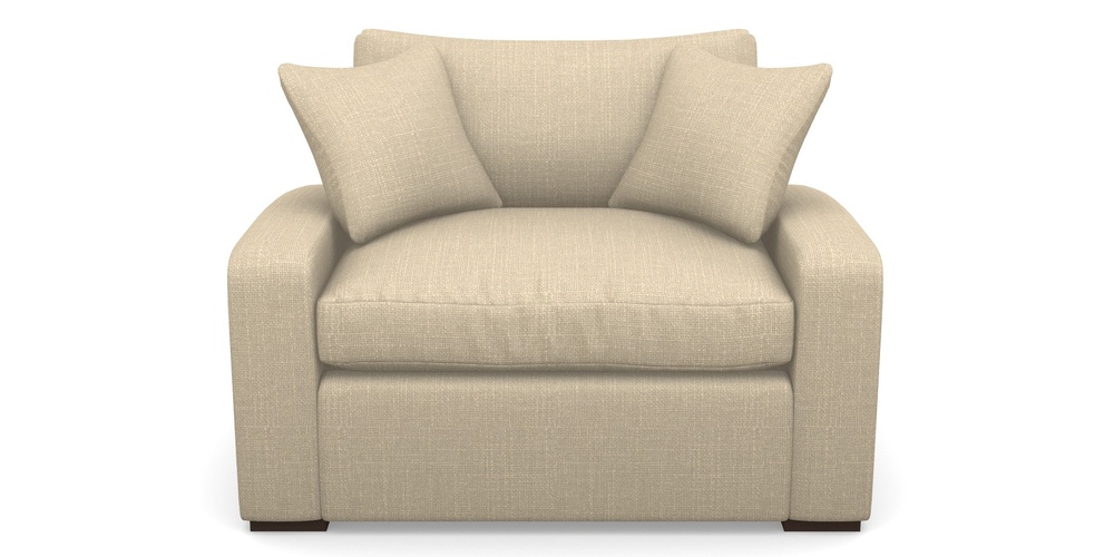 Product photograph of Stockbridge Sofa Bed Snuggler Sofa Bed In Tough As Houses - Parchment from Sofas and Stuff Limited