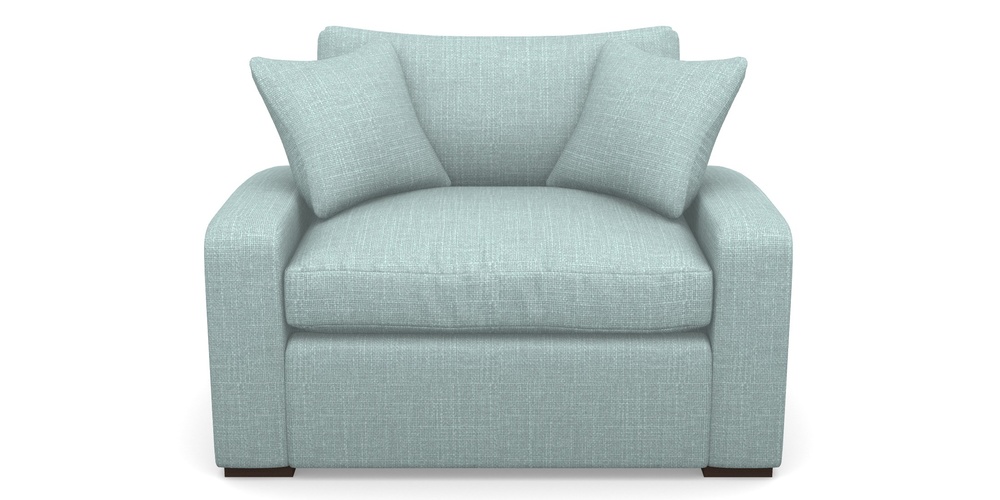 Product photograph of Stockbridge Sofa Bed Snuggler Sofa Bed In Tough As Houses - Soft Teal from Sofas and Stuff Limited