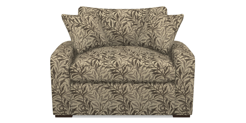 Product photograph of Stockbridge Sofa Bed Snuggler Sofa Bed In V A Drawn From Nature - Willow Bough Large - Brown from Sofas and Stuff Limited