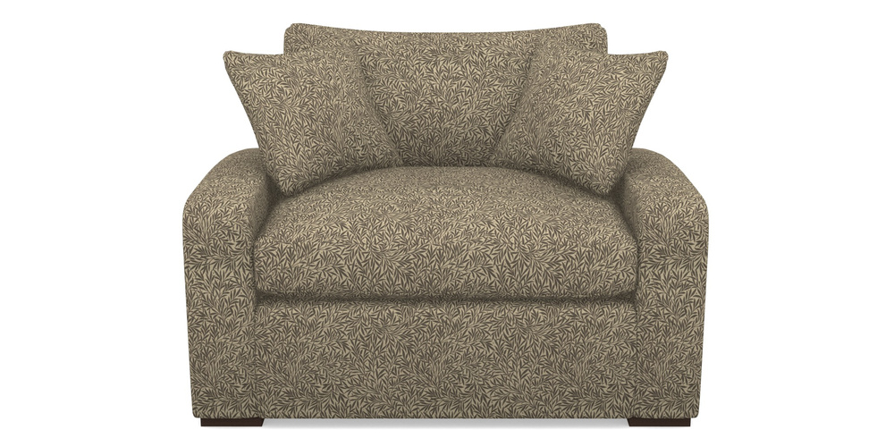 Product photograph of Stockbridge Sofa Bed Snuggler Sofa Bed In V A Drawn From Nature Collection - Willow - Brown from Sofas and Stuff Limited