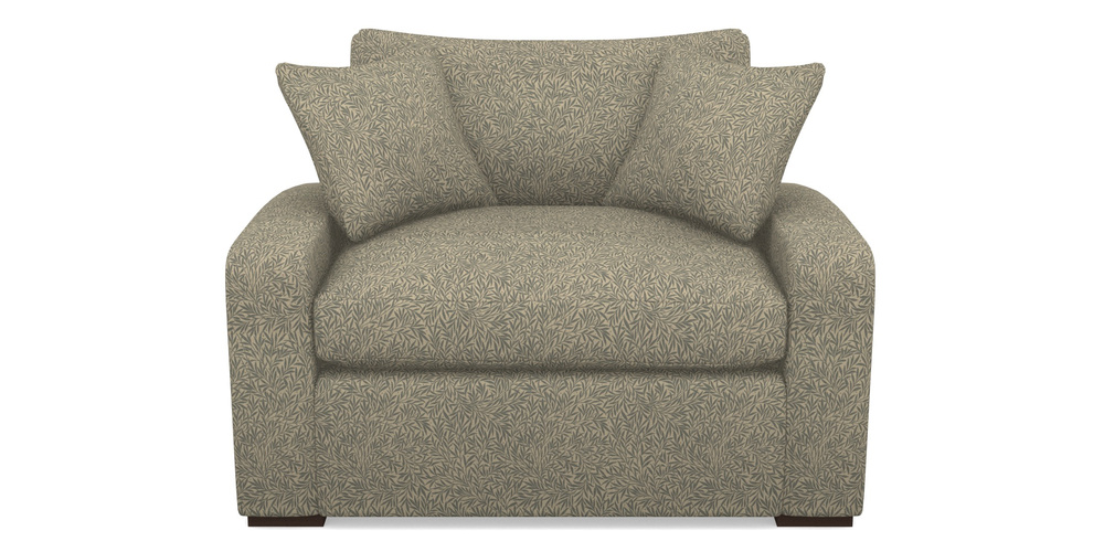 Product photograph of Stockbridge Sofa Bed Snuggler Sofa Bed In V A Drawn From Nature Collection - Willow - Duck Egg from Sofas and Stuff Limited
