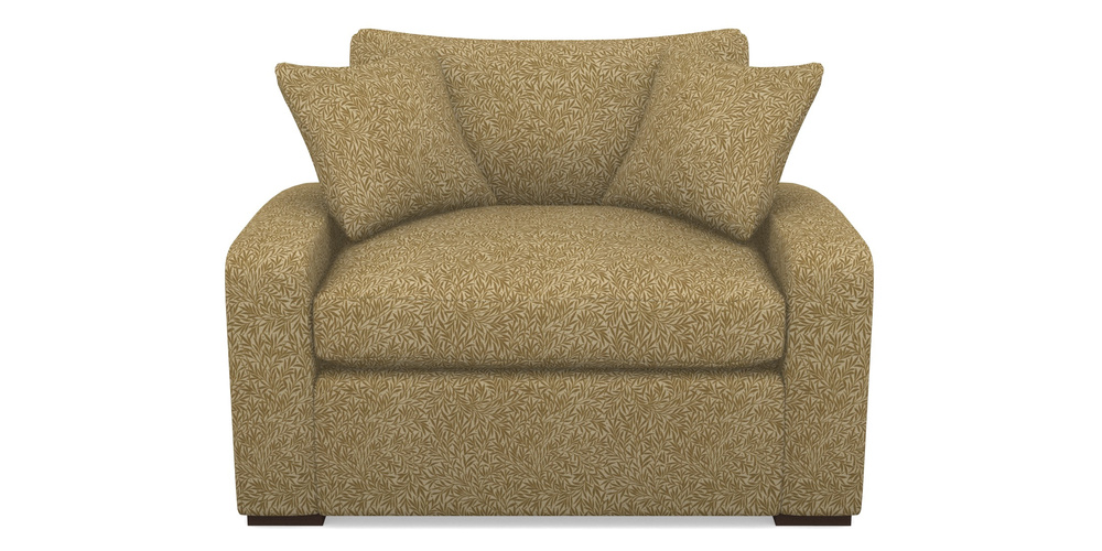 Product photograph of Stockbridge Sofa Bed Snuggler Sofa Bed In V A Drawn From Nature Collection - Willow - Gold from Sofas and Stuff Limited
