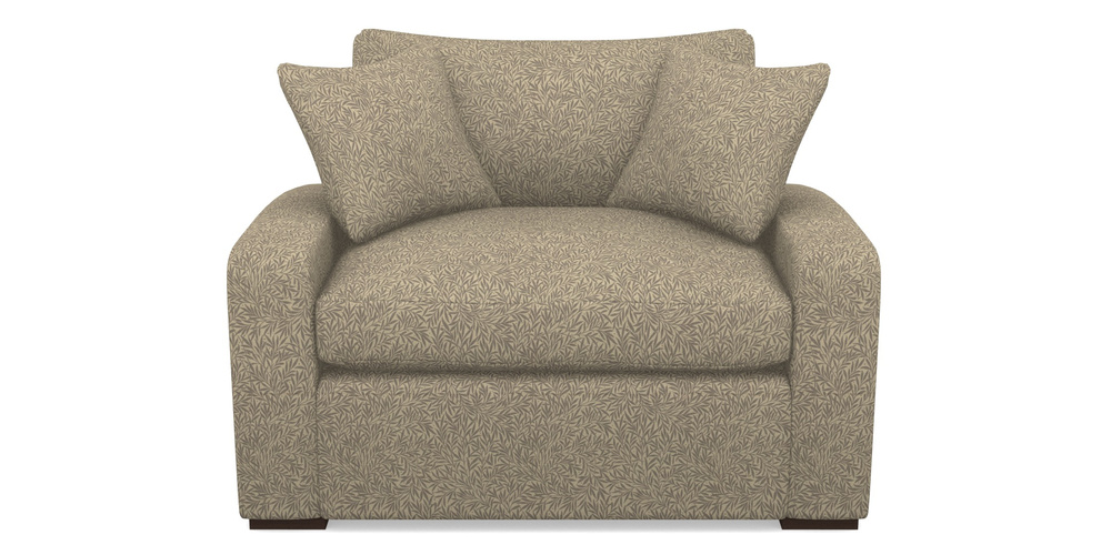 Product photograph of Stockbridge Sofa Bed Snuggler Sofa Bed In V A Drawn From Nature Collection - Willow - Grey from Sofas and Stuff Limited