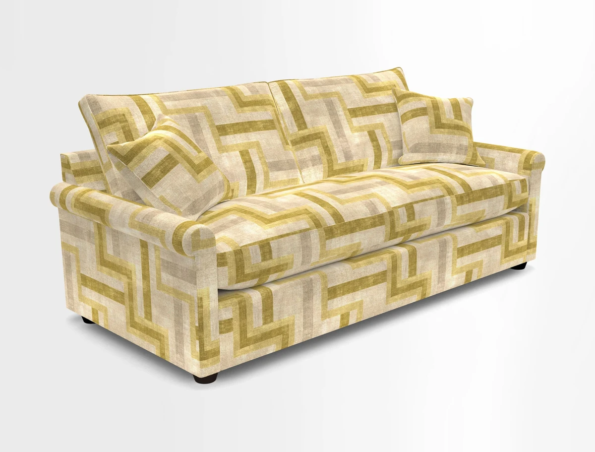 Sketch 3 seater sofa in Cotolino